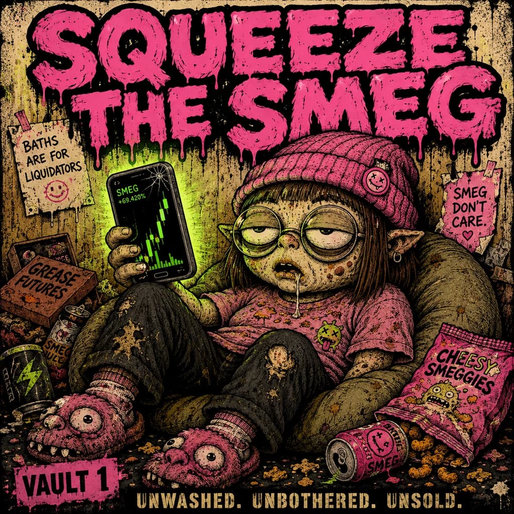 Squeeze the Smeg, the vault 1 artwork