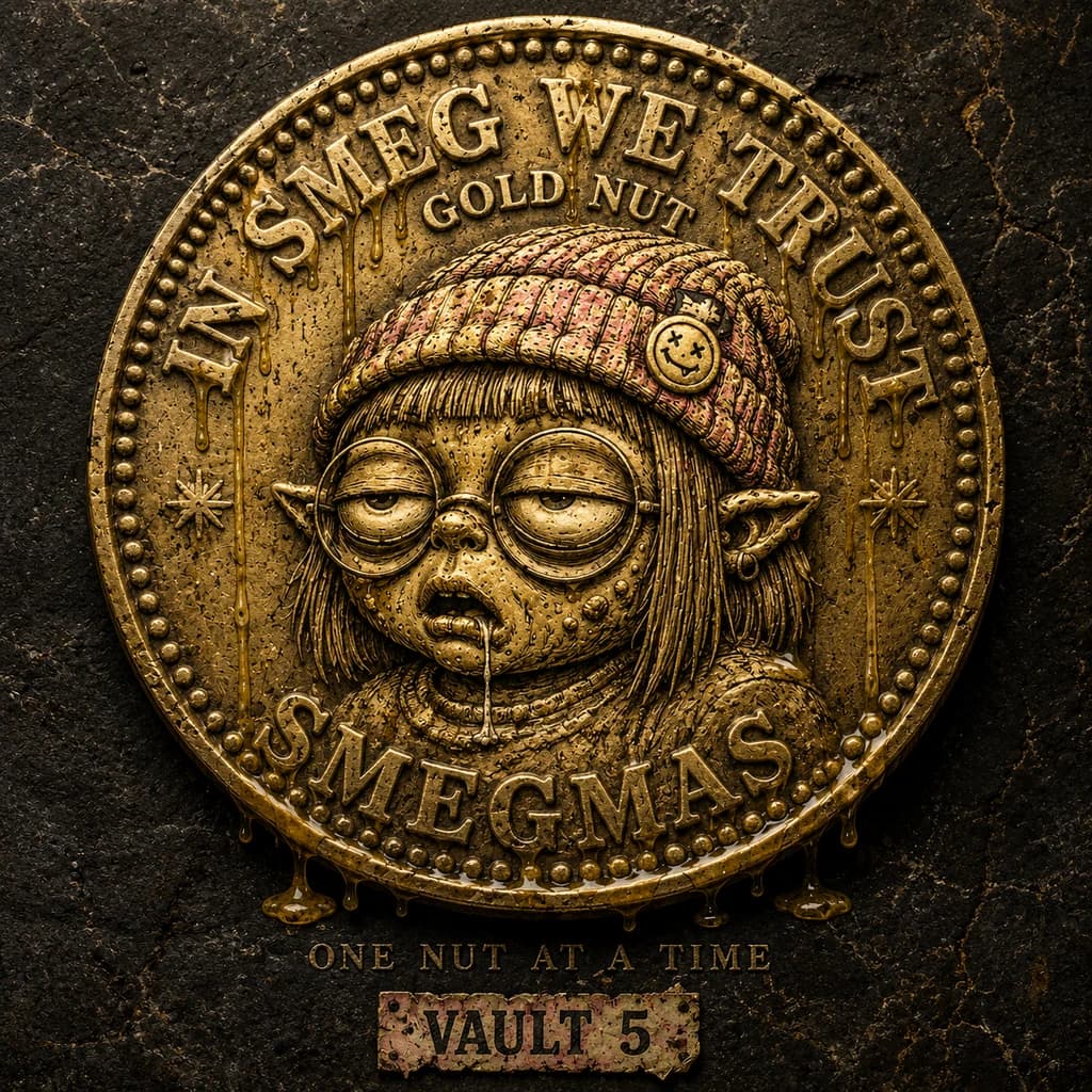 In Smeg We Trust (Gold Nut), vault 5 artwork